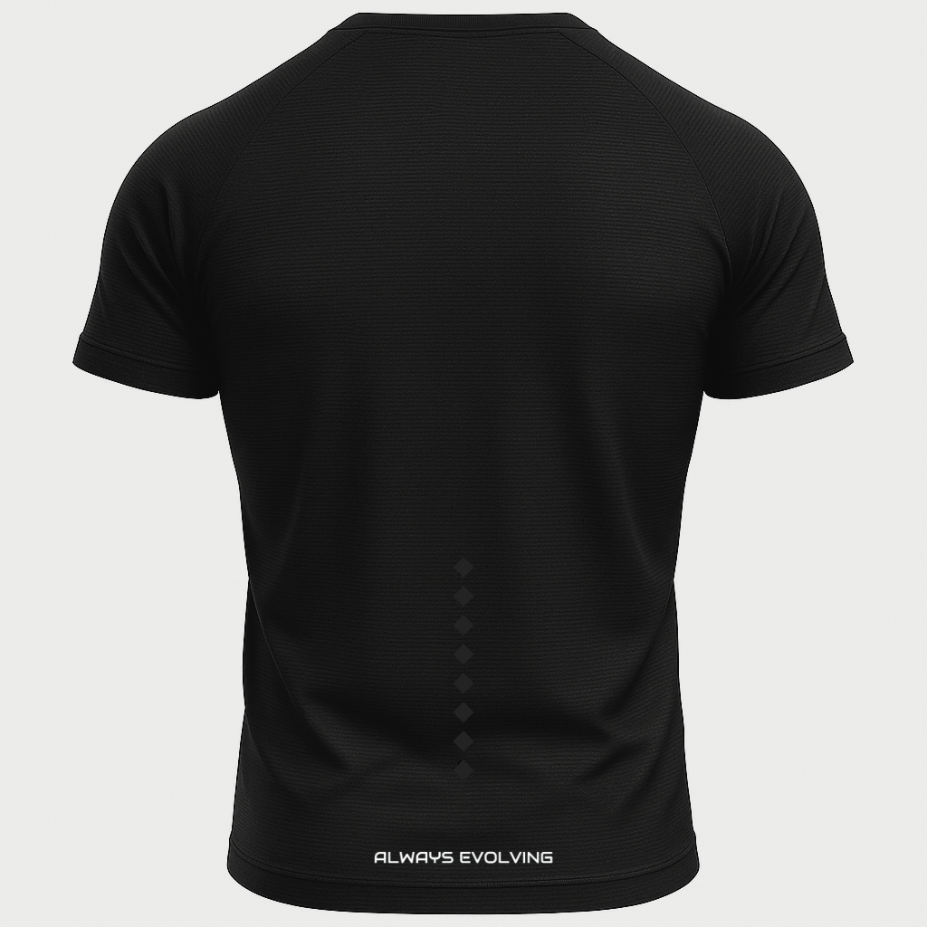 VELOCITY TRAINING TEE - CARBON BLACK