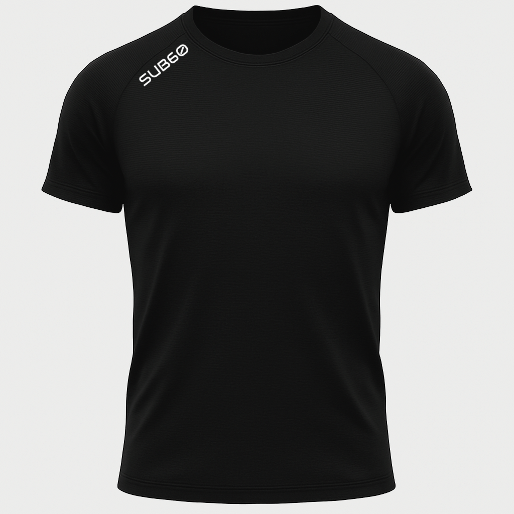 VELOCITY TRAINING TEE - CARBON BLACK