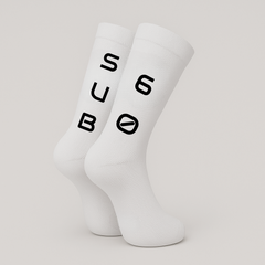SUB60 RUN SOCKS - ARCTIC WHITE
